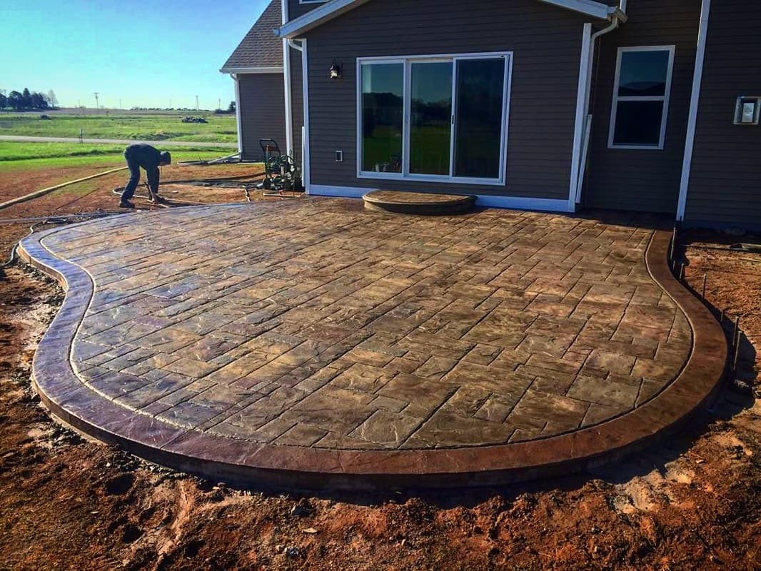 Colored Concrete in Tyler, TX